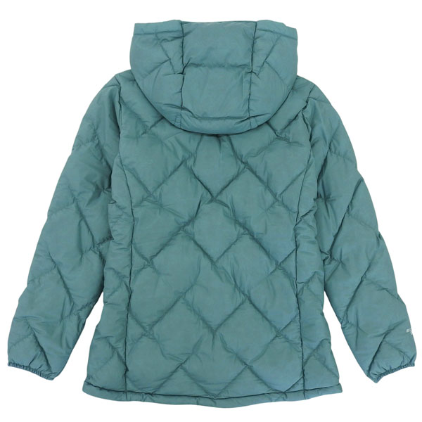 モンベル【ネージュダウンパーカ】ブルーグリーン　レディース XL 収納袋付き モンベル mont-bell モンベル ネージュダウン パーカ Women's 女性用