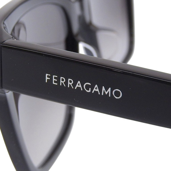 Ferragamo フェラガモ　サングラス　ブラック FERRAGAMO（フェラガモ） サングラス メンズ レディース 56□19 145