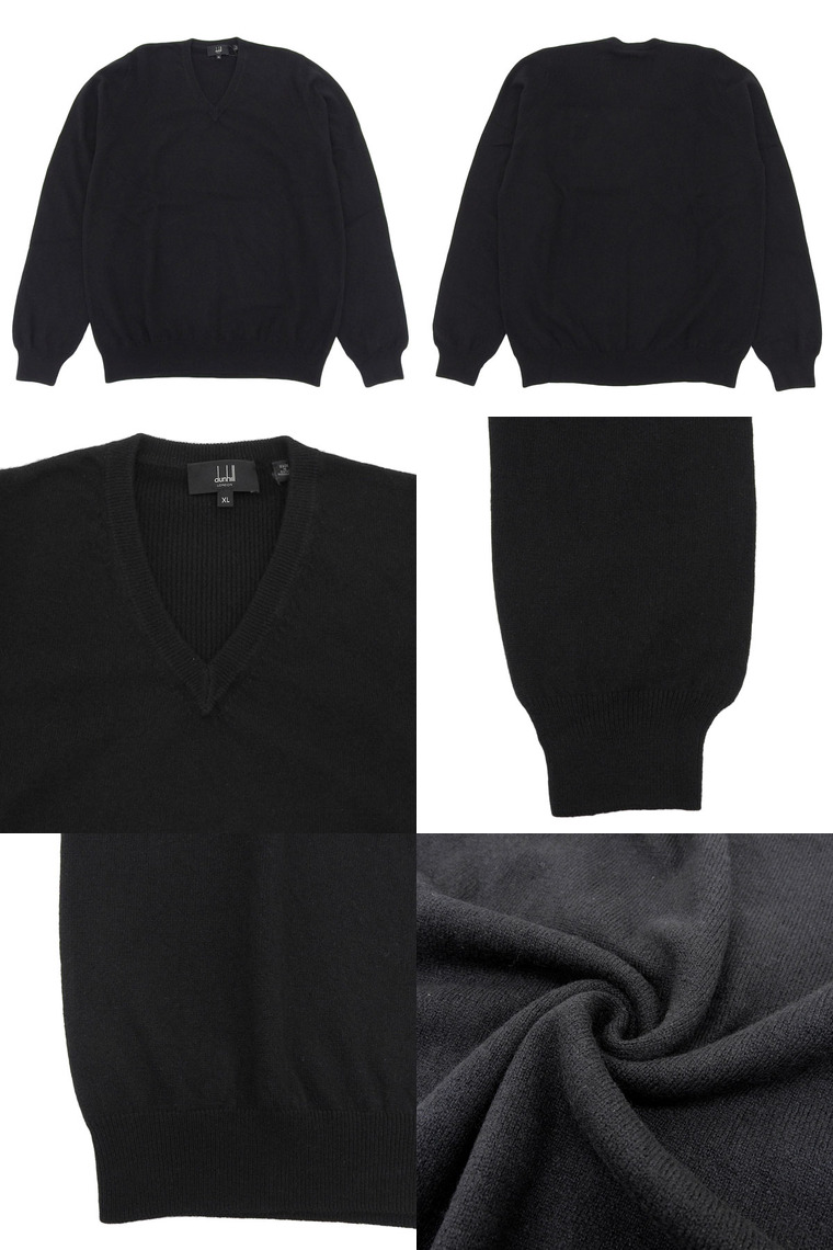 dunhill（ダンヒル） セーター Vネック ニット メンズ M カシミヤ