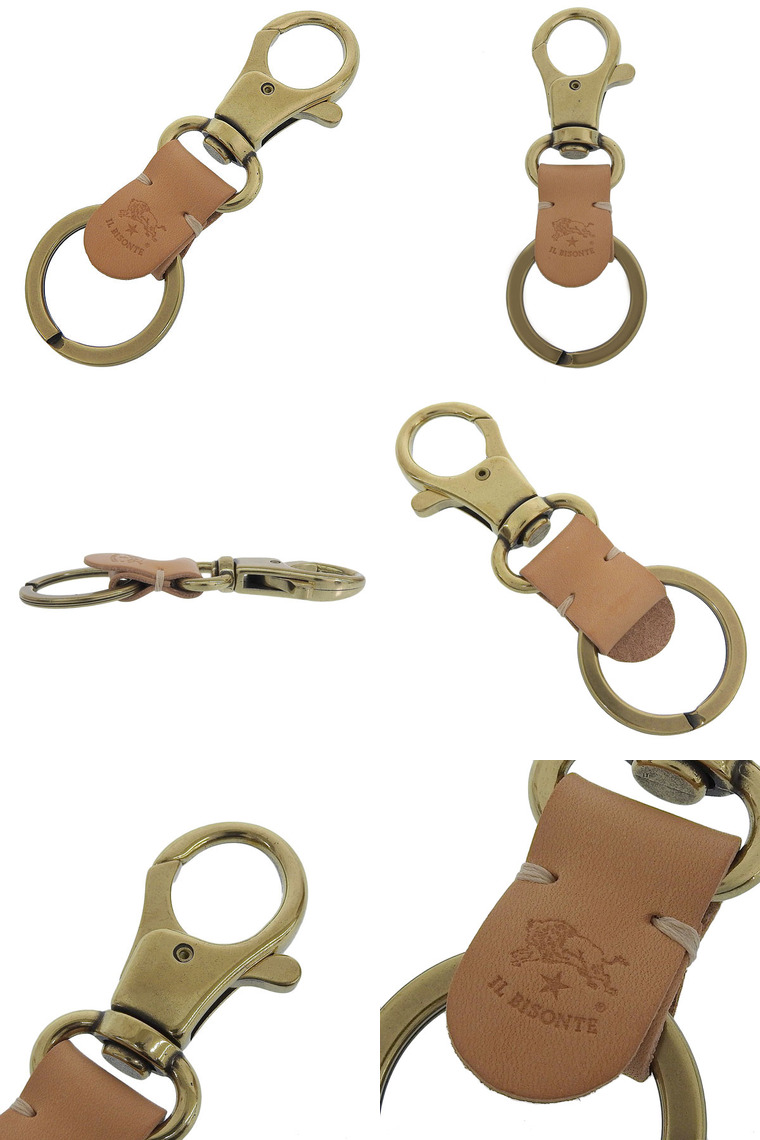 特価 イルビゾンテ キーリング キーチャーム メンズ レディース レザー SKH143 SKH016 IL BISONTE バレンタイン2025 | IL BISONTE | 06