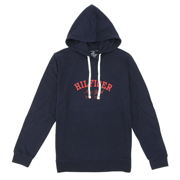 トミーヒルフィガー フーディーパーカー メンズ 長袖 M コットン ネイビー TH09T4449411M TOMMY HILFIGER