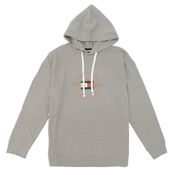 トミーヒルフィガー フーディーパーカー メンズ 長袖 XL コットン グレー TH09T4502004XL TOMMY HILFIGER