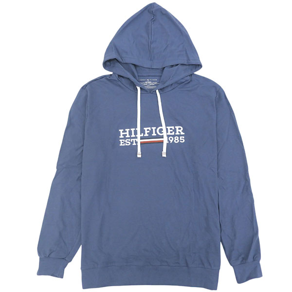 トミーヒルフィガー フーディーパーカー メンズ 長袖 L ヴィンテージブルー TH09T4505965L TOMMY HILFIGER