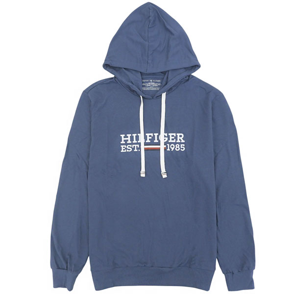 トミーヒルフィガー フーディーパーカー メンズ 長袖 M ヴィンテージブルー TH09T4505965M TOMMY HILFIGER