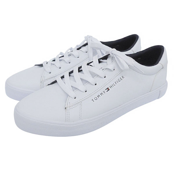 トミーヒルフィガー 靴 メンズ スニーカー 28cm ホワイト TMRIBBY TMRIBBYWHI0128 TOMMY HILFIGER