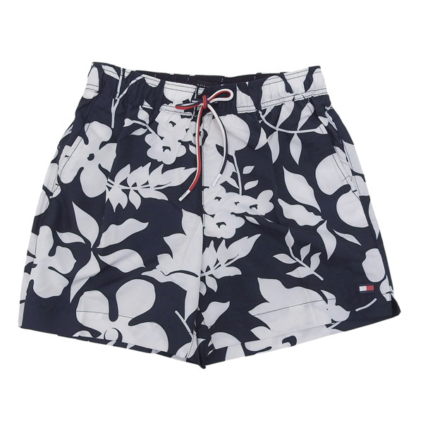 トミーヒルフィガー 水着 メンズ ショットパッツ S ブラックマルチ MEDIUM DRAWSTRING UM0UM01129430S TOMMY HILFIGER