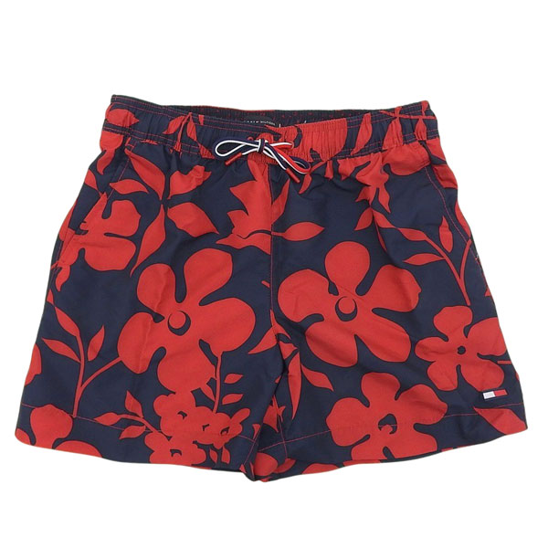 トミーヒルフィガー 水着 メンズ ショットパッツ S レッドマルチ MEDIUM DRAWSTRING UM0UM01129630S TOMMY HILFIGER