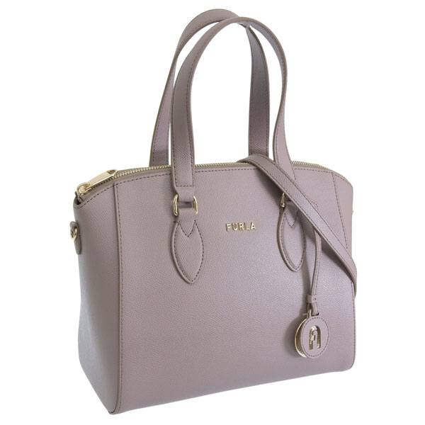 フルラ バッグ レディース ショルダーバッグ 2way ハンドバッグ アウトレット レザー グレー ミネルヴァ MINERVA SATCHEL S BAG WB00444BX03062572S FURLA