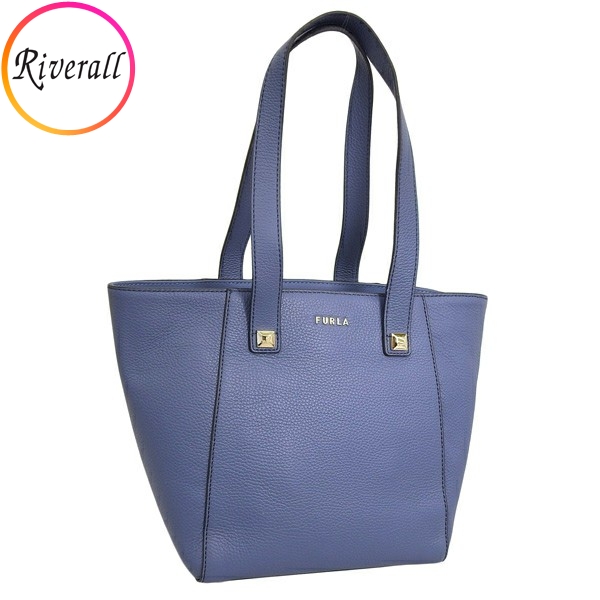 フルラ バッグ レディース トートバッグ アウトレット レザー ブルーデニム AFRODITE S TOTE WB00637BX0929DE000 FURLA :wb00637bx0929de000:Riverall(リヴェラール)