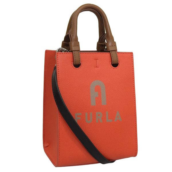 �t���� �n���h�o�b�N ���f�B�[�X 2WAY �V�����_�[�o�b�O ���U�[ ���b�h FURLA VARSITY STYLE MINI TOTE N/S WB00729BX12301653S