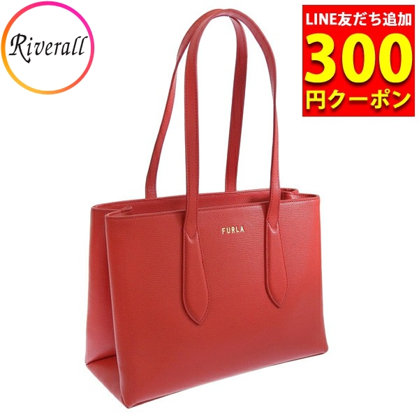 【18時〜翌9時P10％還元】フルラ バッグ レディース トートバッグ アウトレット レザー レッド WB00805BX13561449S FURLA