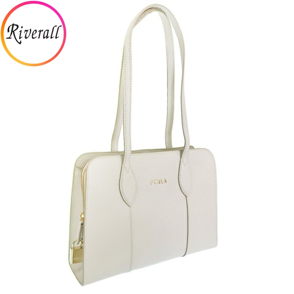 �y���ʌ���Z�[���z�t���� �o�b�O ���f�B�[�X �g�[�g�o�b�O �A�E�g���b�g ���U�[ ���C�g�O���[ VITTORIA BUSINESS M TOTE WB01081BX0306GDJ00 FURLA