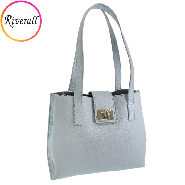 フルラ バッグ レディース トートバッグ レザー ライトブルー 1927 M TOTE 28 SOFT WB01098HSF000AR300 FURLA :wb01098hsf000ar300:Riverall(リヴェラール)