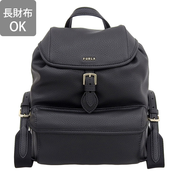 フルラ バッグ レディース リュック リュックサック バックパック アウトレット レザー ブラック FURLA CLASSIC BACKPACK S  WB01261BX2813O6000