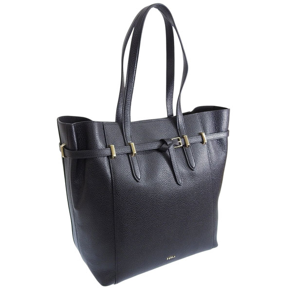 フルラ バッグ レディース トートバッグ アウトレット レザー ブラック AURA L TOTE N S BAG WB01439BX0305O6000 FURLA A4対応