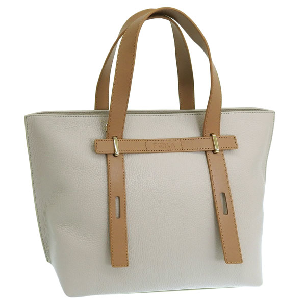 FURLA グレー レザー トートバッグ フルラ トートバッグ レディース ブランド FURLA FURLA NET