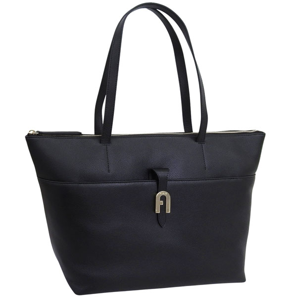 フルラ バッグ レディース トートバッグ アウトレット レザー ブラック MIASOFIA-L TOTE W ZIP BAG WB01972BX3420O6000 FURLA A4対応