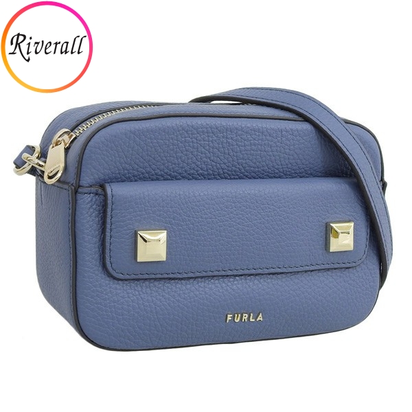 フルラ バッグ レディース ショルダーバッグ アウトレット レザー ブルー AFRODITE MINI WE00343BX0305DE000 FURLA :we00343bx0305de000:Riverall(リヴェラール)