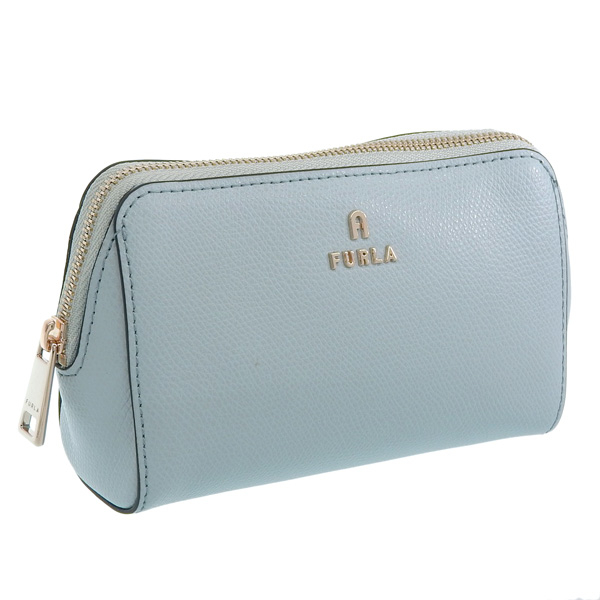 Yahoo! Yahoo!ショッピング(ヤフー ショッピング)フルラ  レディース ポーチ レザー ライトブルー FURLA CAMELIA M COSMETIC CASE WE00449ARE000AR300 FURLA