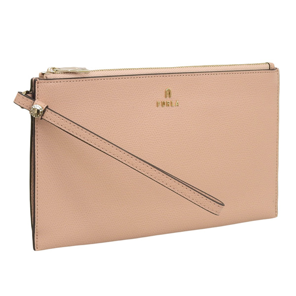 Yahoo! Yahoo!ショッピング(ヤフー ショッピング)フルラ ポーチ レディース アウトレット レザー ベージュ カメリア FURLA CAMELIA ENVELOPE S WE00451ARE0002264S