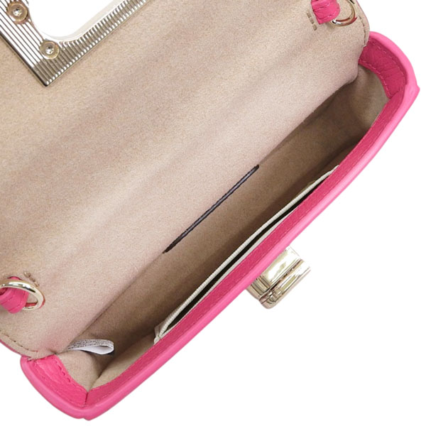 FURLA フルラ ハンドバッグ ボストンバッグ ピンク 型押し レザー カデナ FURLA（フルラ） バッグ レディース ショルダーバッグ アウトレット