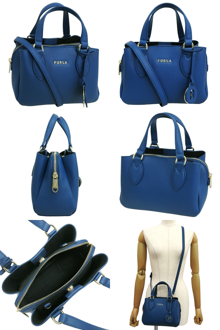 【未使用級/カード付】フルラ ミネルヴァ 2way ハンドバッグ レザー 緑 FURLA - FURLA フルラ/ミネルヴァ 2WAYバッグ/Bランク/62【中古】の