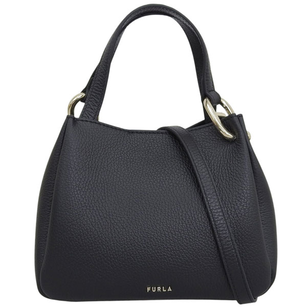 フルラ ショルダーバッグ レザー 黒 ミニ エレナ 2way ハンド FURLA（フルラ） バッグ レディース ショルダーバッグ 2way 斜めがけ