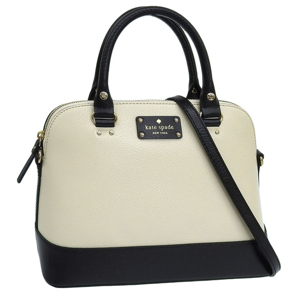 ケイトスペード バッグ レディース 2WAY ショルダーバッグ ハンドバッグ アウトレット レザー ベージュ×ブラック BERKELEY LANE SMALL RACHELLE WKRU3083-137