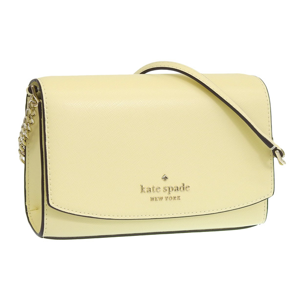 ケイトスペード バッグ レディース ショルダーバッグ アウトレット サフィアーノレザー イエロー WLR00632-700 KATE SPADE｜riverall