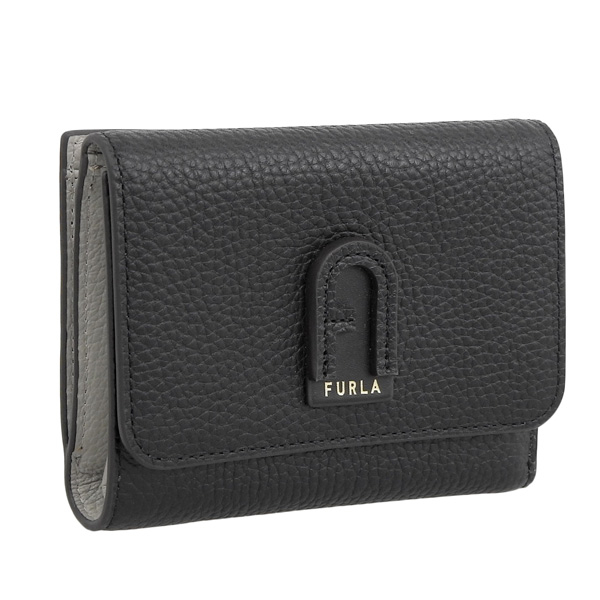 FURLA フルラ 長財布 レディース ターンロック ウォレット NERO