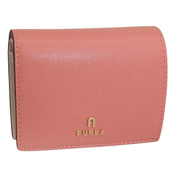 フルラ 財布 レディース 2つ折り 折財布 コンパクト レザー ピンク FURLA CAMELIA S COMPACT WALLET BIFOLD COIN WP00304ARE0004950S