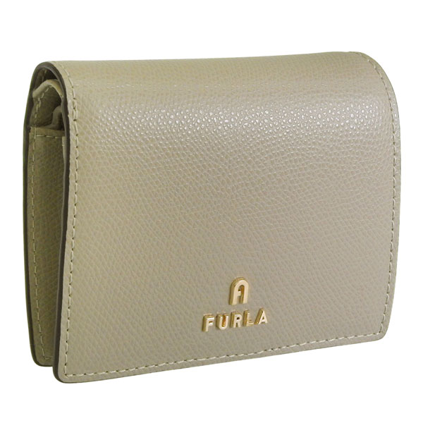 フルラ 財布 レディース 2つ折り 折財布 コンパクト アウトレット レザー グレー カメリア CAMELIA S COMPACT WALLET BIFOLD COIN WP00304ARE000MY700 FURLA