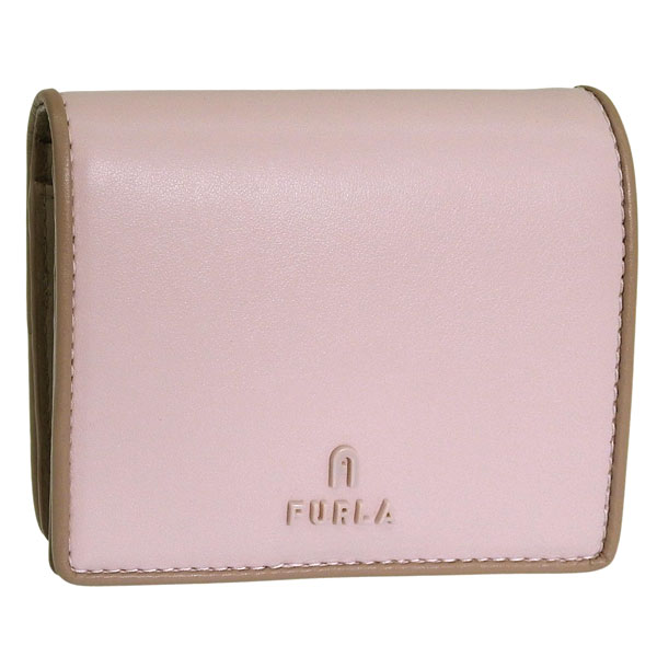 フルラ 財布 レディース 二つ折り財布 アウトレット レザー ピンクマルチ カメリア FURLA CAMELIA S COMPACT WALLET BIFOLD COIN WP00304BX09173161S