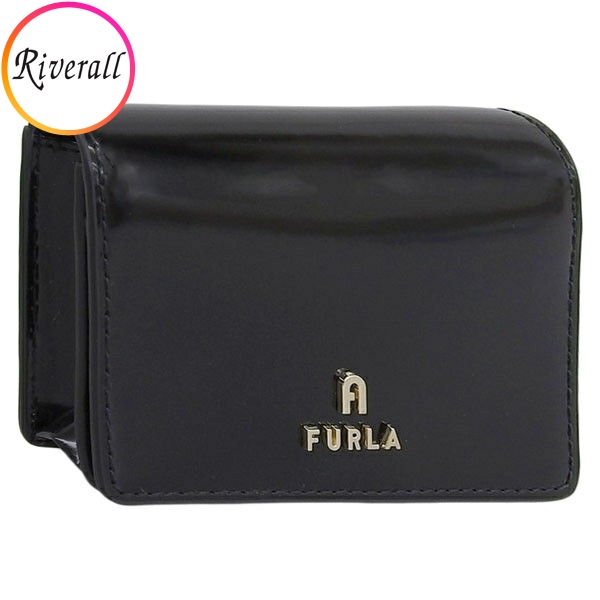 未使用 FURLA フルラ 名刺入れ カードケース BK 黒