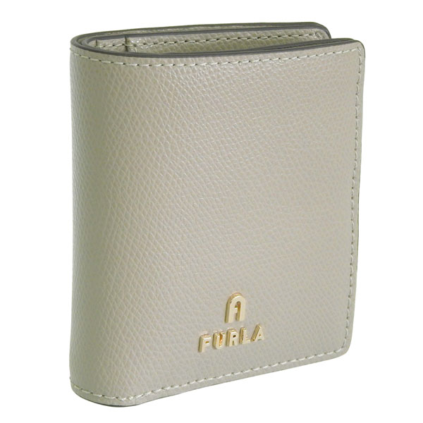 フルラ 財布 レディース 2つ折り 折財布 コンパクト アウトレット レザー グレー カメリア CAMELIA S COMPACT WALLET BIFOLD WP00308ARE000MY700 FURLA