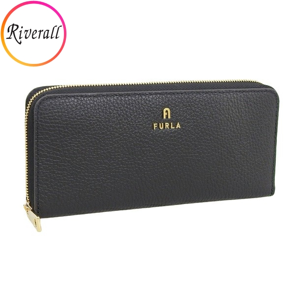 【数量限定セール】フルラ 財布 レディース 長財布 レザー ブラック FURLA CAMELIA XL ZIP AROUND SLIM WP00313HSF000O6000 FURLA :wp00313hsf000o6000:Riverall(リヴェラール)