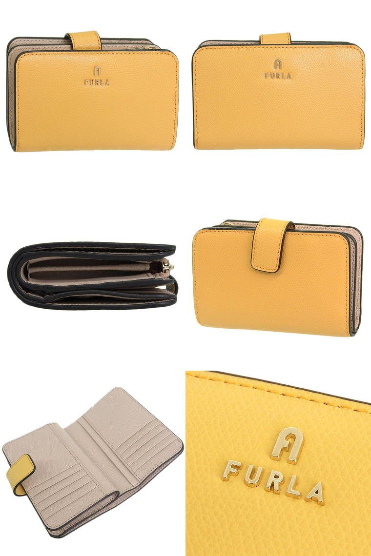 【新品未使用】フルラ　財布 FURLA（フルラ） Furla Camelia コンパクト財布 S SOIL ダークグレー