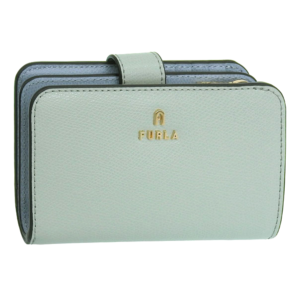 フルラ 財布 レディース 2つ折り 折財布 コンパクト レザー ライトブルー カメリア FURLA CAMELIA M COMPACT WALLET WP00314ARE0003788S