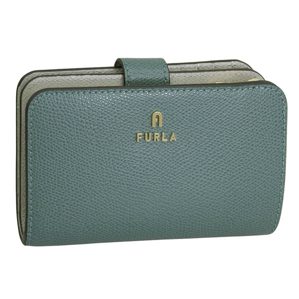 フルラ 財布 レディース 2つ折り 折財布 コンパクト レザー グリーン FURLA CAMELIA M COMPACT WALLET WP00314ARE0004951S