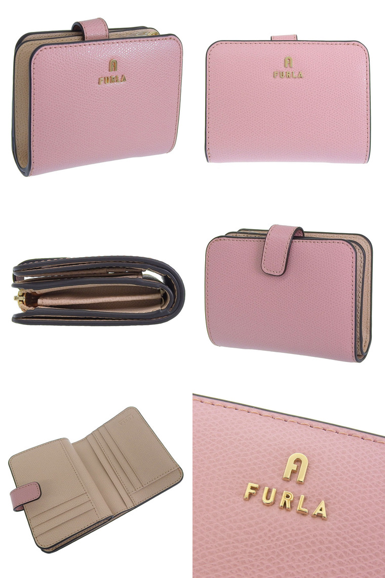 FURLA フルラ 財布 レディース 二つ折り 折財布 レザー COMPACT