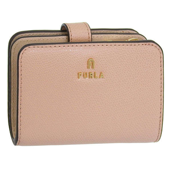 フルラ 財布 レディース 2つ折り 折財布 コンパクト レザー ピンク カメリア FURLA CAMELIA S COMPACT WALLET WP00315ARE0003790S