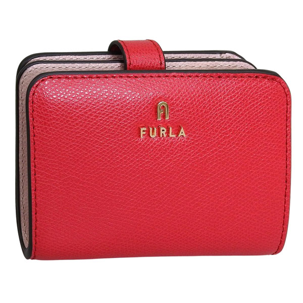 フルラ 財布 レディース 2つ折り 折財布 コンパクト レザー レッド カメリア FURLA CAMELIA S COMPACT WALLET WP00315ARE0004305S