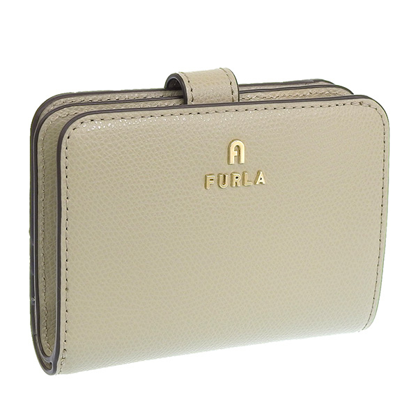 �t���� ���z ���f�B�[�X ��܂� �܍��z �O���[ �J�����A CAMELIA S COMPACT WALLET WP00315ARE000M7Y00 FURLA