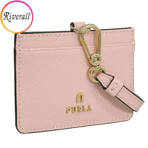 フルラ IDカードホルダー レディース カードケース パスケース 定期入れ レザー ピンク FURLA CAMELIA S BADGE HOLDER WP00321｜riverall