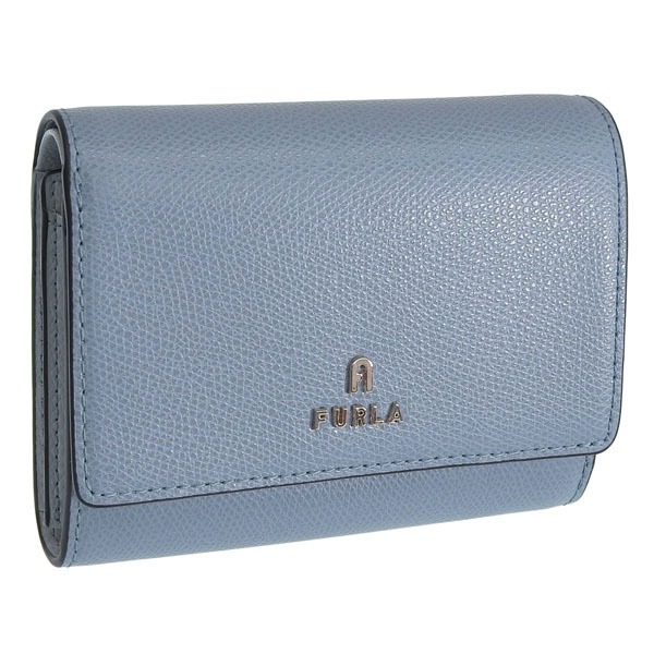 フルラ 財布 レディース 二つ折り財布 ブルー カメリア CAMELIA M COMPACT WALLET FLAP WP00325ARE0002506S FURLA