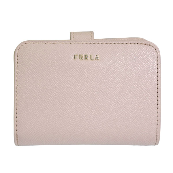 新品☆FURLA フルラ折り財布ライトベージュ バニラ レザー 折り財布
