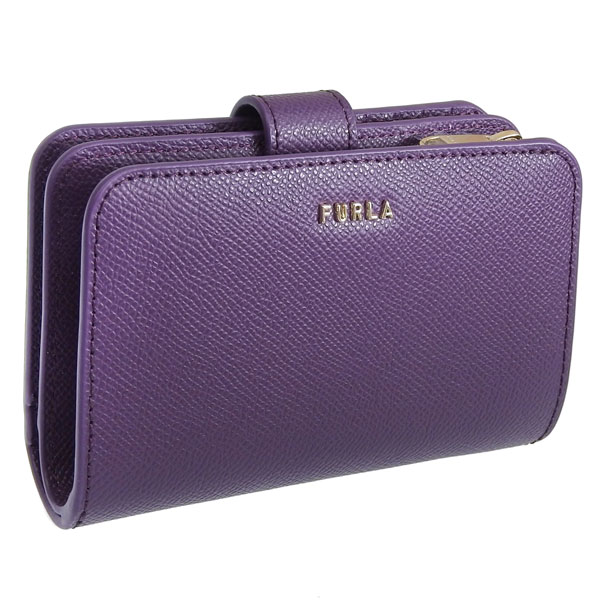 フルラ 財布 レディース 2つ折り 折財布 コンパクト アウトレット パープル CLASSIC M COMPACT BIFOLD W ZIP WALLET WP00444BX0306AI000 FURLA