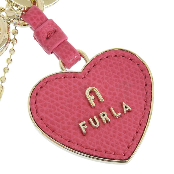 FURLA（フルラ） キーリング キーホルダー チャーム レディース レザー