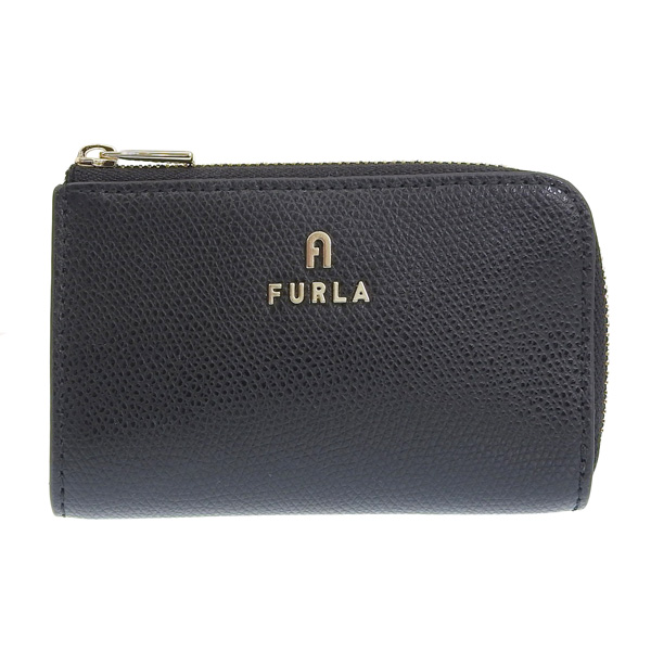 フルラ FURLA FURLA フルラ CAMELIA カメリア キーケース ID カード ケース コイン ケース 小銭入れ レザー （ブラック）