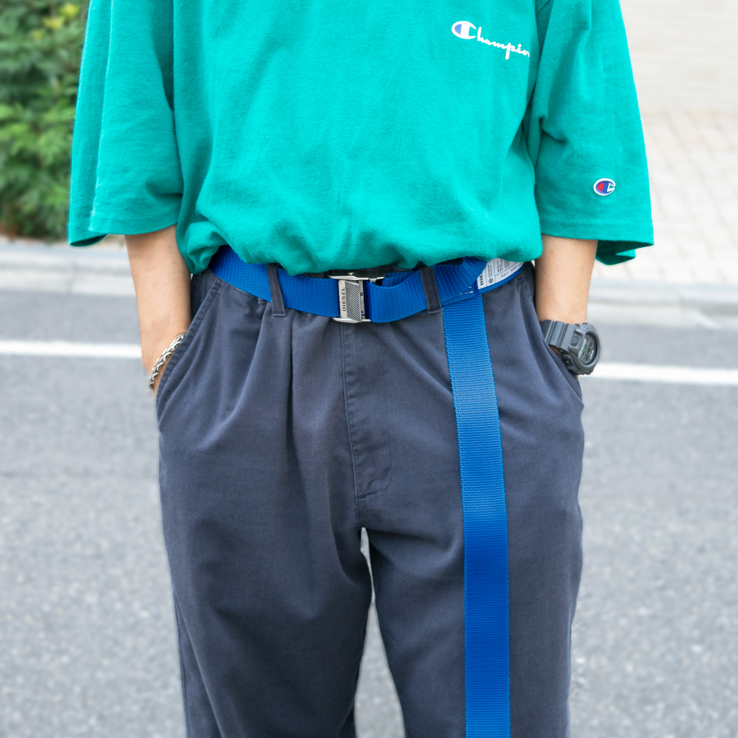DIESEL ディーゼル ベルト ガチャベルト GIベルト メンズ